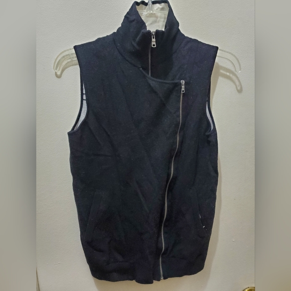 ARMINI EXCHANGE - BLACK DOIBLE ZIPPPER VEST - Picture 5 of 9